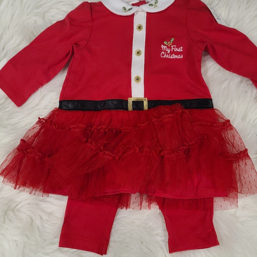 My first Christmas outfit with bow